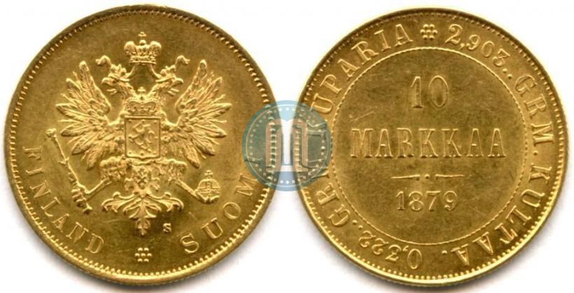 Picture 10 markkaa 1879 year S 