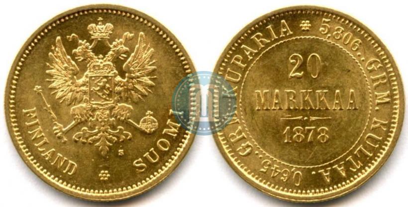Picture 20 markkaa 1878 year S 
