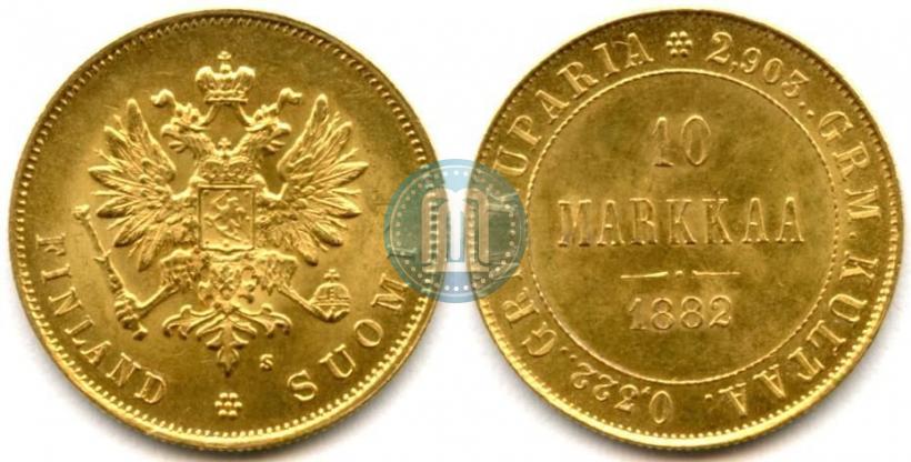 Picture 10 markkaa 1882 year S 
