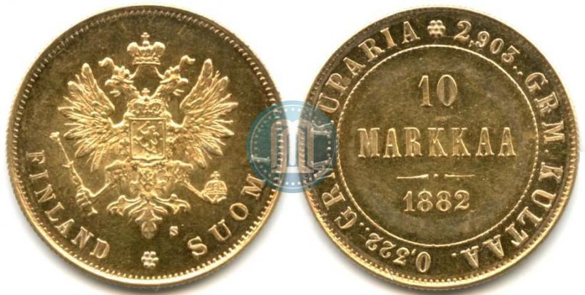 Picture 10 markkaa 1882 year S 