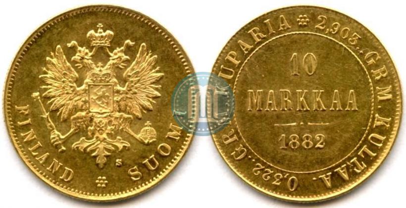 Фото 10 марок 1882 года S 