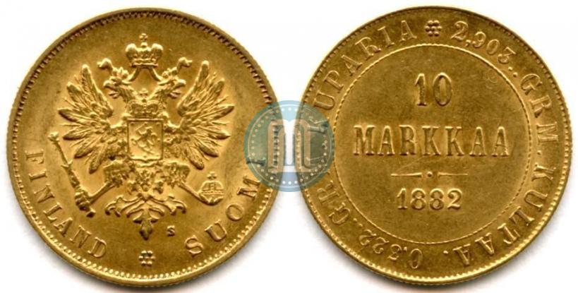Picture 10 markkaa 1882 year S 
