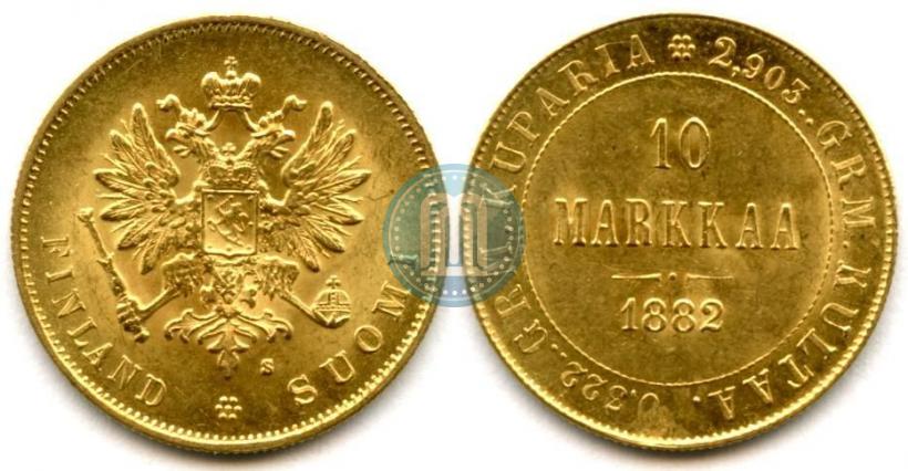 Picture 10 markkaa 1882 year S 