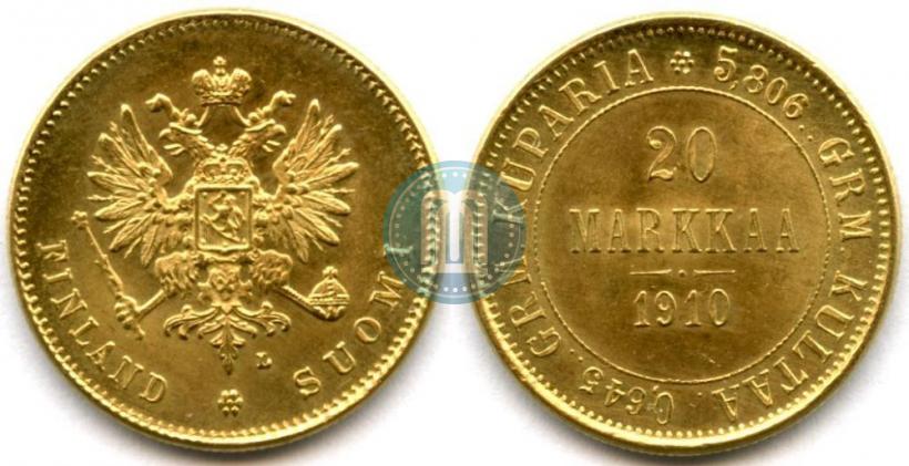 Picture 20 markkaa 1910 year L 