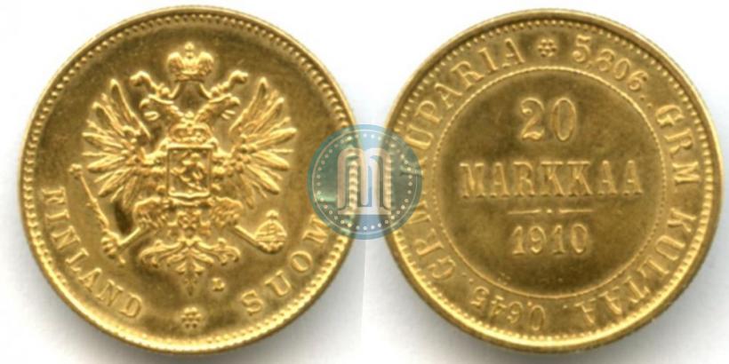 Picture 20 markkaa 1910 year L 