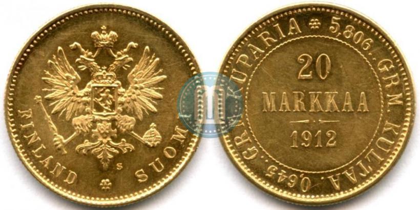 Picture 20 markkaa 1912 year S 