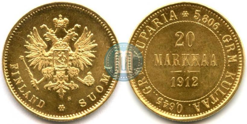 Picture 20 markkaa 1912 year S 