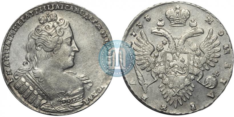 Picture 1 rouble 1733 year  