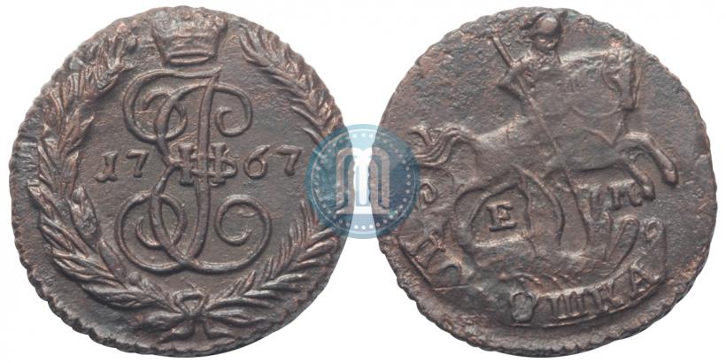 Фото Полушка 1767 года ЕМ 