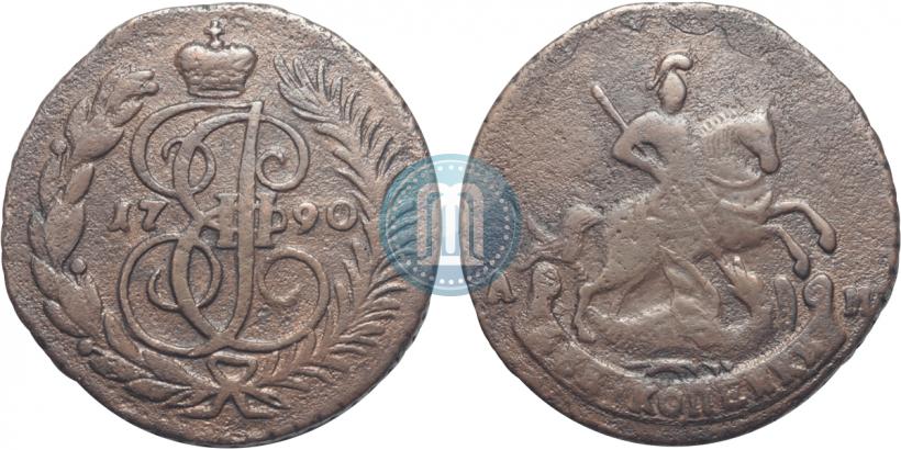 Picture 2 kopecks 1790 year АМ 
