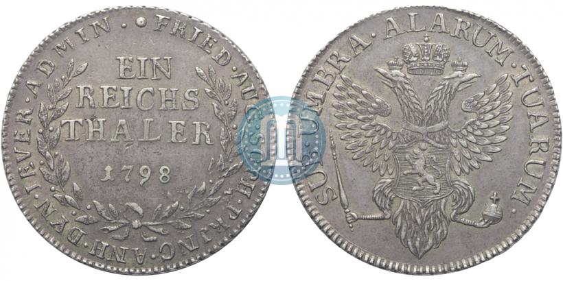 Picture Ein reichsthaler 1798 year  "Dutchy of Jever"