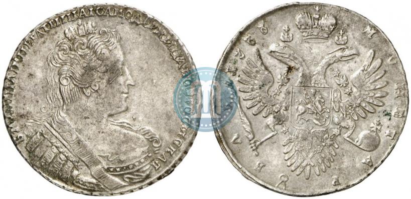 Picture 1 rouble 1733 year  