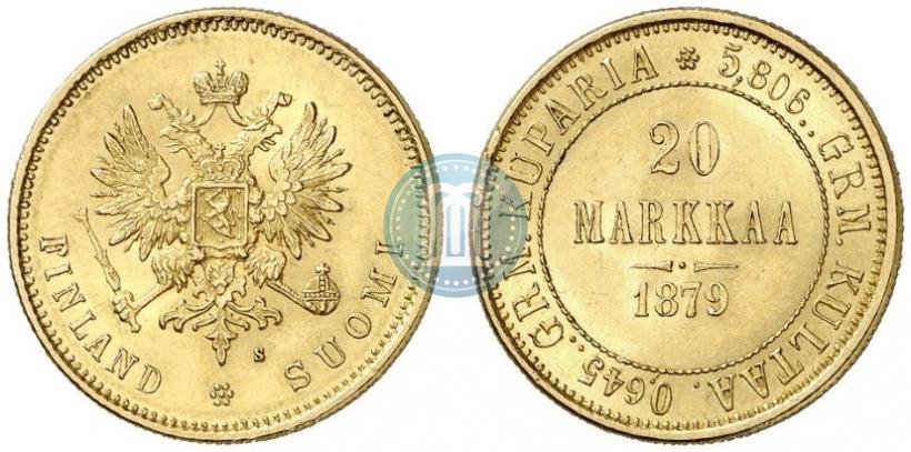 Picture 20 markkaa 1879 year S 