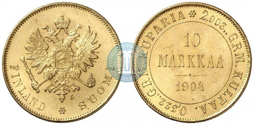Picture 10 markkaa 1904 year L 