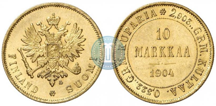 Picture 10 markkaa 1904 year L 