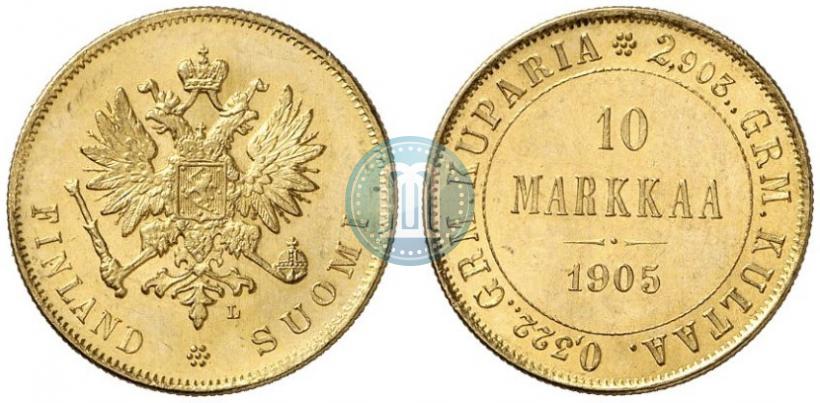 Picture 10 markkaa 1905 year L 