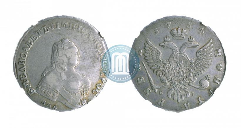 Picture 1 rouble 1754 year ММД-ЕI 