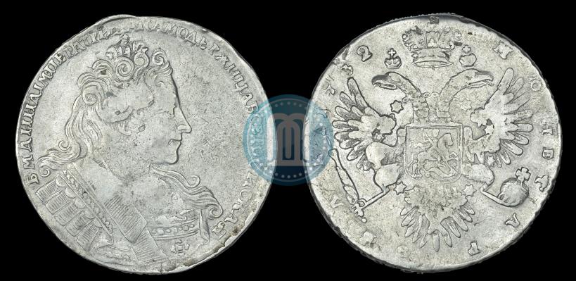 Фото 1 рубль 1732 года  