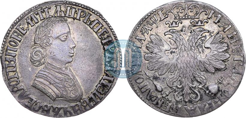 Picture Poltina 1705 year  "Portrait by F. Alekseev"
