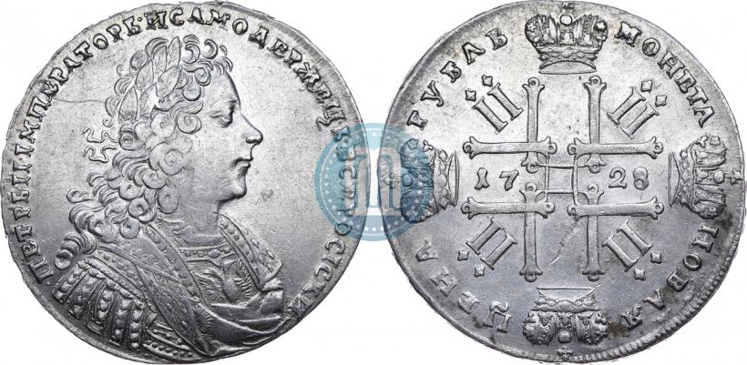 Picture 1 rouble 1728 year  "Type of 1728"