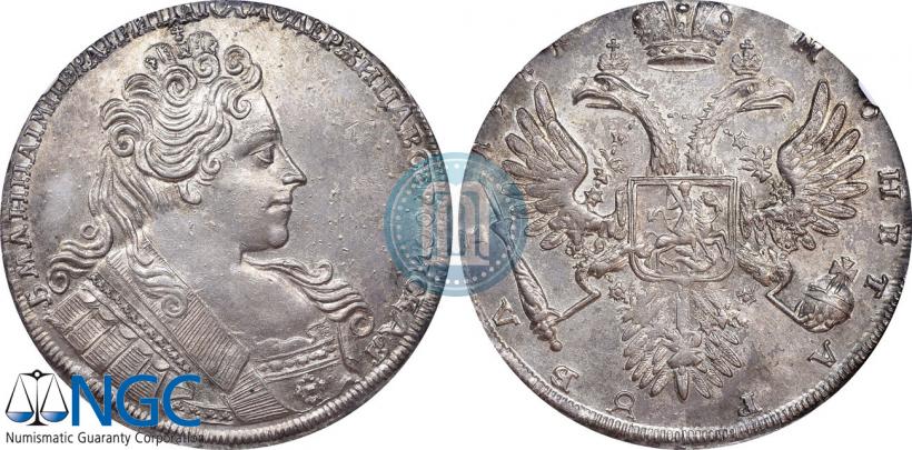 Picture 1 rouble 1731 year  