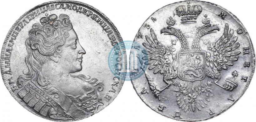 Фото 1 рубль 1731 года  