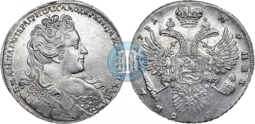 Фото 1 рубль 1731 года  