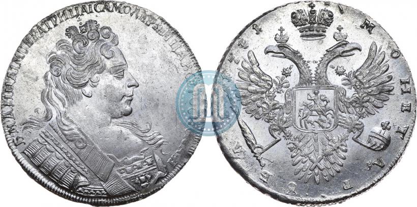 Picture 1 rouble 1731 year  