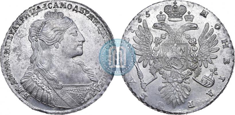 Picture 1 rouble 1735 year  