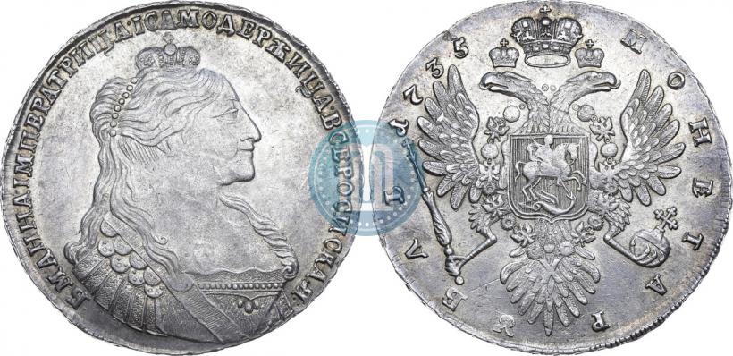 Picture 1 rouble 1735 year  