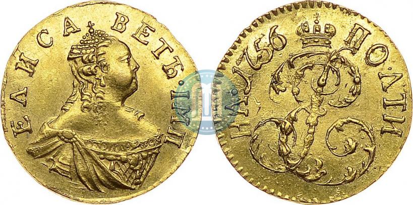 Фото Полтина 1756 года  