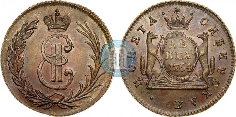 Фото Денга 1764 года  