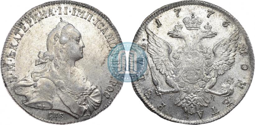 Picture 1 rouble 1773 year СПБ-ЯЧ-Т.I. 