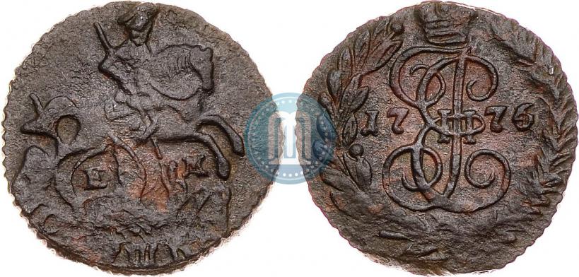 Фото Полушка 1776 года ЕМ 