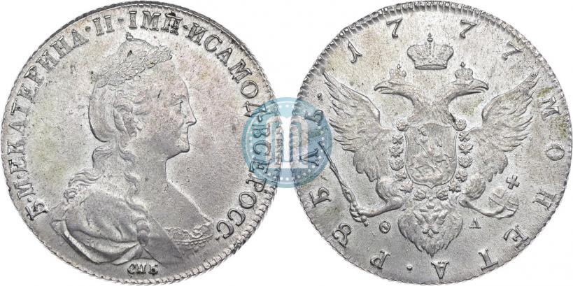 Picture 1 rouble 1777 year СПБ-ФЛ 