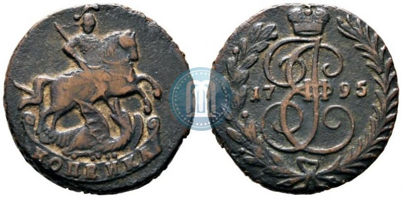 Picture 1 kopeck 1795 year  