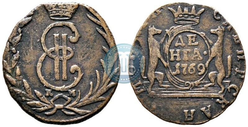 Фото Денга 1769 года КМ 