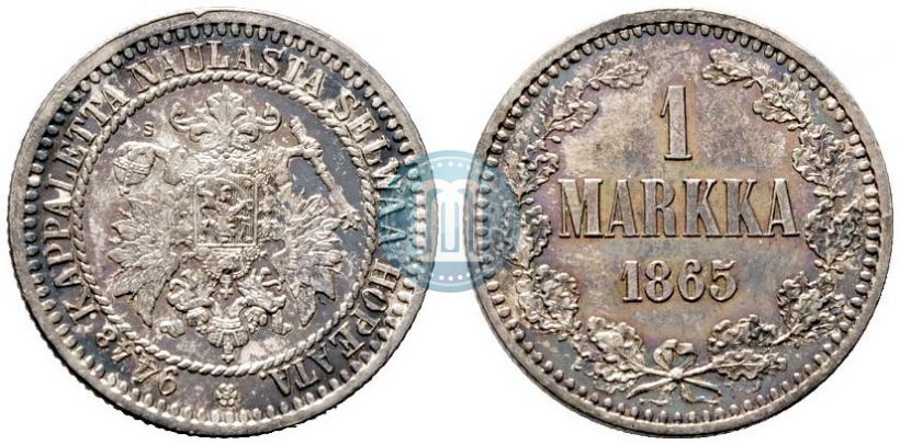 Фото 1 марка 1865 года S 