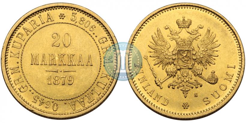 Picture 20 markkaa 1879 year S 