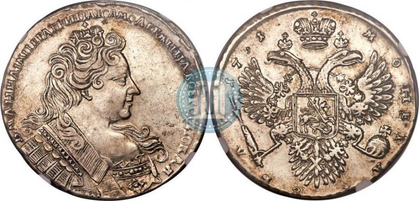 Picture 1 rouble 1731 year  