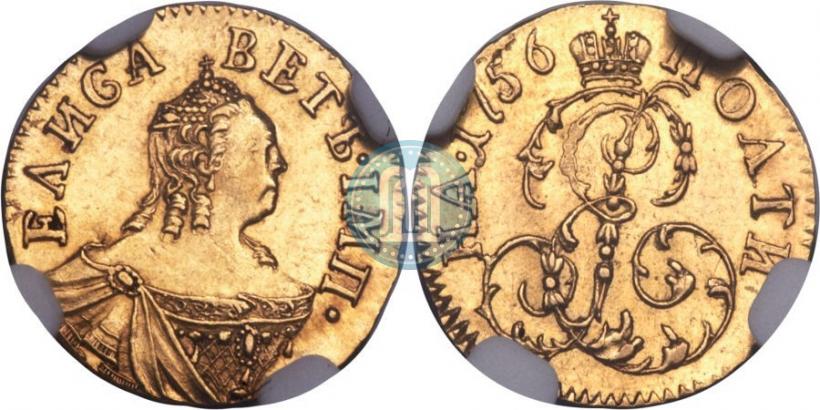 Фото Полтина 1756 года  