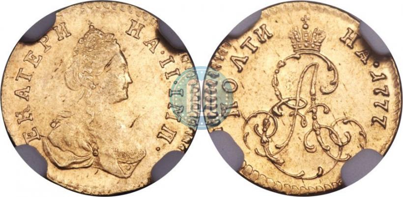 Фото Полтина 1777 года  