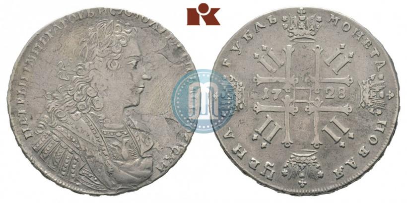 Picture 1 rouble 1728 year  "Type of 1728"