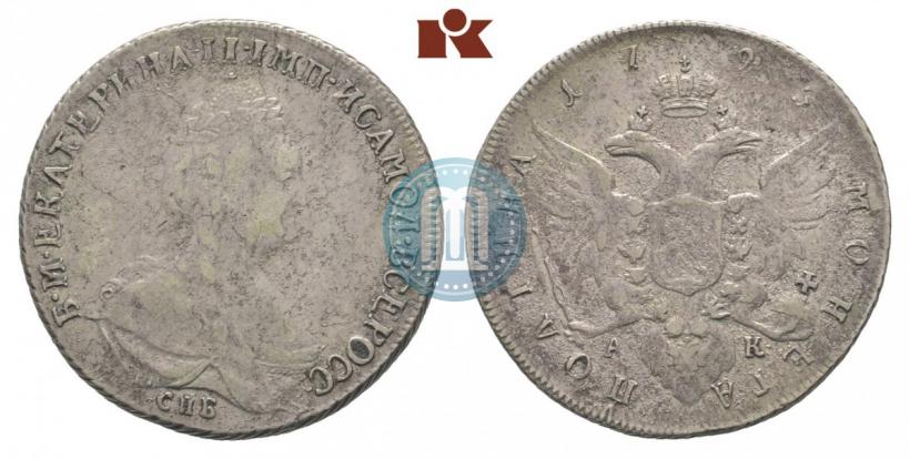 Picture Poltina 1795 year СПБ-АК 