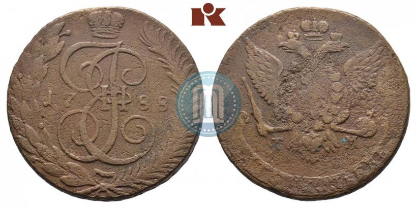 Picture 5 kopecks 1788 year ТМ 