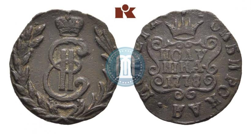 Фото Полушка 1778 года КМ 