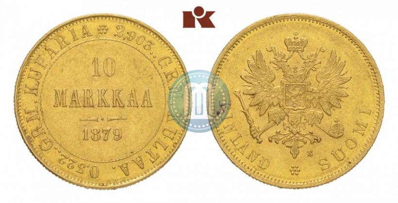 Picture 10 markkaa 1879 year S 