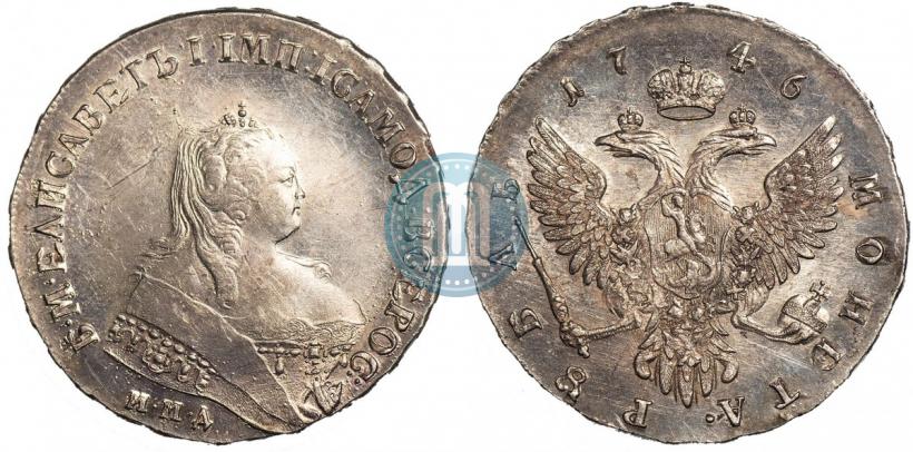 Picture 1 rouble 1746 year ММД 