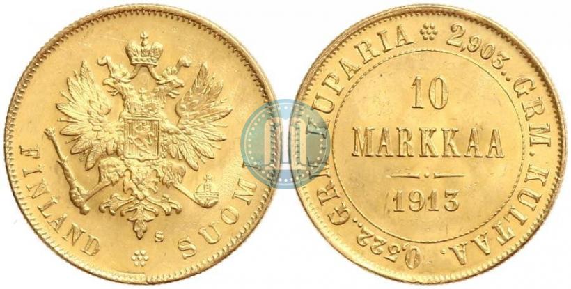 Picture 10 markkaa 1913 year S 