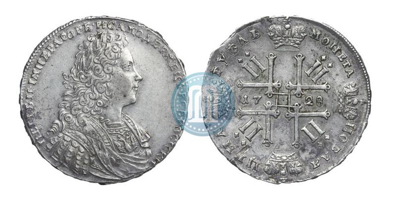 Picture 1 rouble 1728 year  "Type of 1728"